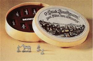 Zinn-Figurensatz Biedermeier