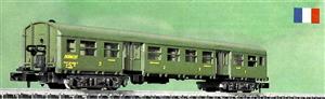 SNCF Personenwagen mit Packabteil B7Dt