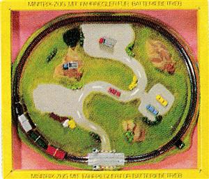 Spielbereite Minitrix-Anlage
